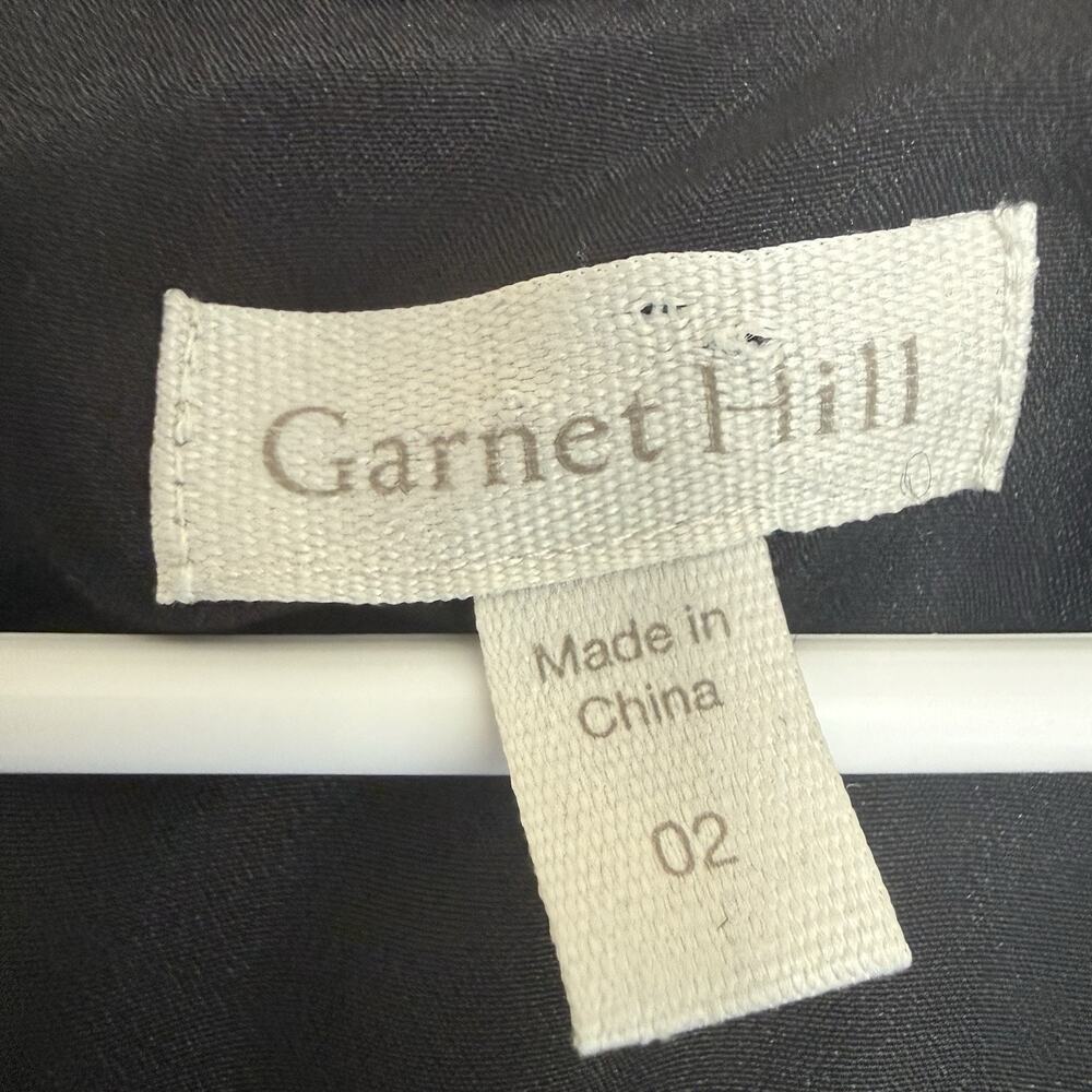 Garnet Hill Floral V-Neck Dress Cottagecore Boho Scandi Neutral Career Office 02 - Picture 5 of 10